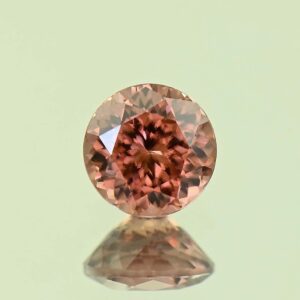 RoseZircon round 6.0mm 1.38cts H zn2990