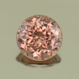 RoseZircon round 6.5mm 1.42cts H zn4928