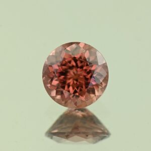 RoseZircon round 6.5mm 1.61cts H zn2985
