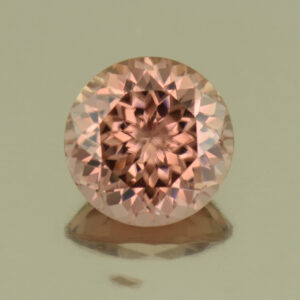 RoseZircon round 6.5mm 1.65cts H zn4933