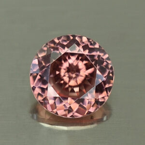 RoseZircon round 6.8mm 1.68cts H zn3123
