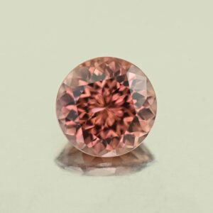 RoseZircon round 7.4mm 2.39cts H zn7252
