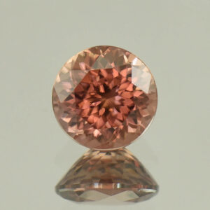 RoseZircon round 7.4mm 2.46cts H zn5697