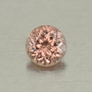 RoseZircon round 7.5mm 2.34cts H zn3125
