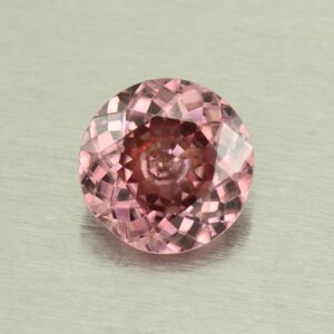 RoseZircon round 7.9mm 2.36cts H zn5493 SOLD