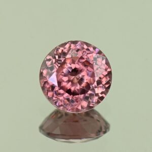 RoseZircon round 8.0mm 2.83cts H zn7990