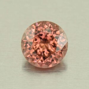 RoseZircon round 8.0mm 2.88cts H zn5496