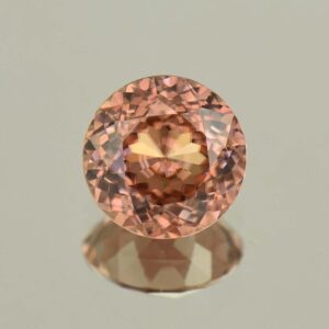 RoseZircon round 8.0mm 2.92cts H zn5699