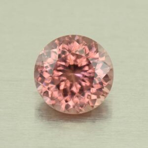 RoseZircon round 8.0mm 2.96cts H zn5497 SOLD