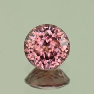 RoseZircon round 8.0mm 2.97cts H zn7991