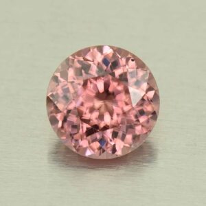 RoseZircon round 8.4mm 3.37cts H zn5501 SOLD