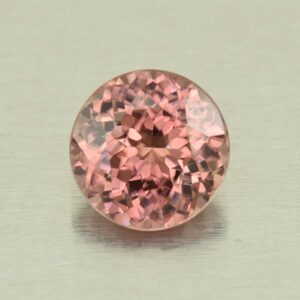 RoseZircon round 8.5mm 3.42cts H zn5503