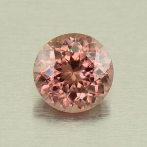 RoseZircon round 8.5mm 3.55cts H zn5505