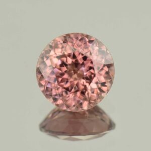 RoseZircon round 9.0mm 4.04cts H zn3332