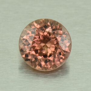 RoseZircon round 9.0mm 4.21cts H zn4912