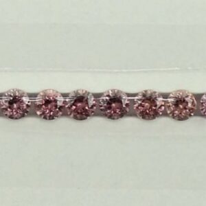 RoseZircon round bracelet line 3.5mm 11.35cts H zn7974 1 scaled 1 SOLD