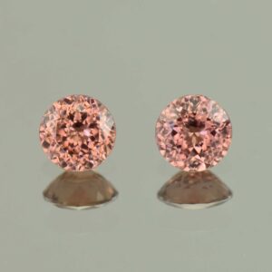 RoseZircon round pair 5.5mm 1.81cts H zn5735