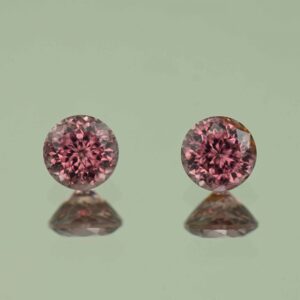 RoseZircon round pair 5.5mm 2.18cts H zn4891 scaled 1