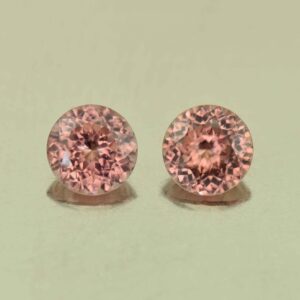 RoseZircon round pair 5.9mm 2.33cts H zn6026 scaled 1