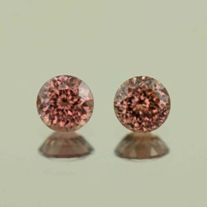 RoseZircon round pair 6.0mm 2.59cts H zn7682 scaled 1