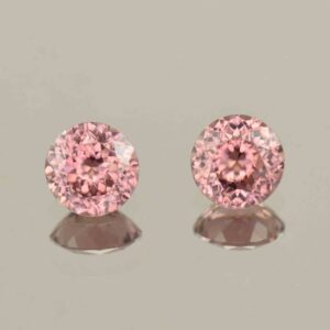 RoseZircon round pair 6.4mm 2.91cts H zn6072 scaled 1