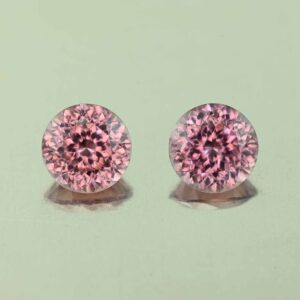 RoseZircon round pair 6.5mm 3.10cts H zn6105 scaled 1