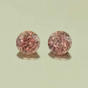 RoseZircon round pair 6.5mm 3.16cts H zn6110 scaled 1