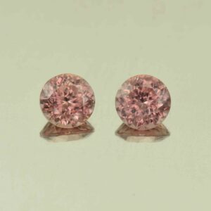 RoseZircon round pair 6.5mm 3.17cts H zn6111 scaled 1