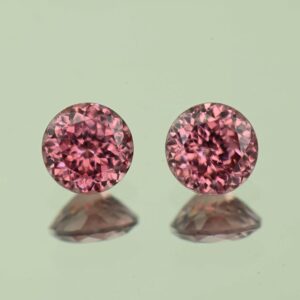 RoseZircon round pair 6.5mm 3.34cts H zn7066 scaled 1