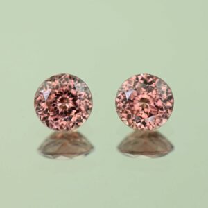 RoseZircon round pair 7.0mm 3.79cts H zn6969 scaled 1