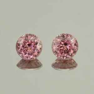 RoseZircon round pair 9.0mm 8.70cts H zn5710 scaled 1 SOLD