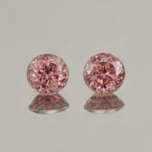 RoseZircon round pair 9.0mm 8.71cts H zn5711 scaled 1 SOLD