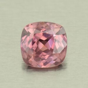 RoseZircon sq cush 6.0mm 1.25cts H zn5464