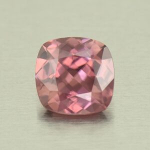 RoseZircon sq cush 7.0mm 2.07cts H zn5469