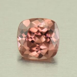 RoseZircon sq cush 7.0mm 2.32cts H zn5471
