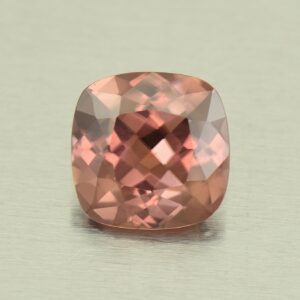 RoseZircon sq cush 7.5mm 2.58cts H zn5472
