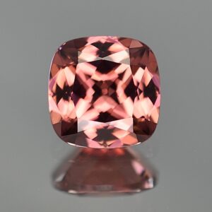 RoseZircon sq cush 8.6mm 4.04cts zn2935 SOLD