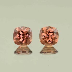 RoseZircon sq cush pair 7.1mm 4.62cts H zn3099 scaled 1