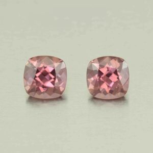 RoseZircon sq cush pair 8.5mm 8.14cts H zn5534 scaled 1
