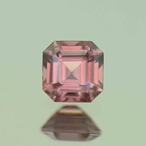 RoseZircon sq eme cut 5.5mm 1.21cts H zn6971