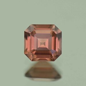 RoseZircon sq eme cut 6.0mm 1.42cts H zn6972
