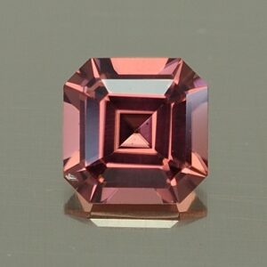 RoseZircon sq eme cut 6.5mm 1.85cts zn4390 SOLD