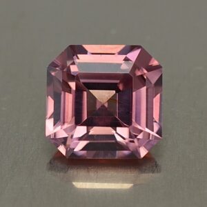 RoseZircon sq eme cut 7.4x7.3mm 2.87cts zn3373 SOLD