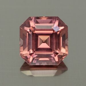 RoseZircon sq eme cut 8.0mm 3.78cts zn4397 SOLD