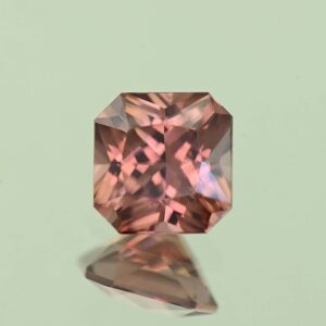 RoseZircon sq rad 6.4mm 1.83cts H zn6980