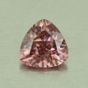 RoseZircon trill 9.0mm 3.27cts H zn5515
