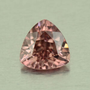 RoseZircon trill 9.0mm 3.32cts H zn5516