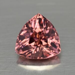 RoseZircon trillion 11.5mm 8.73cts zn296