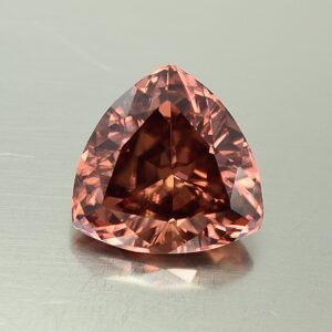 RoseZircon trillion 16.1x16.0x9.1mm 20.52cts H zn109