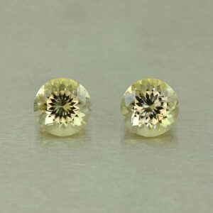 Scapolite round pair 7.0mm 2.21cts N sc105